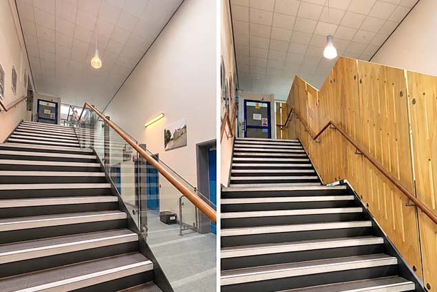 Priory Woods school before after 1